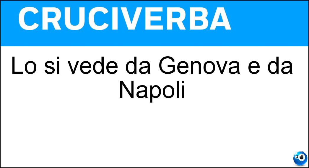 vede genova