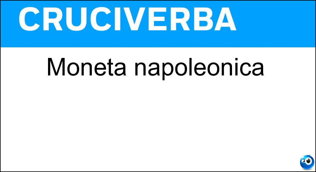 moneta napoleonica