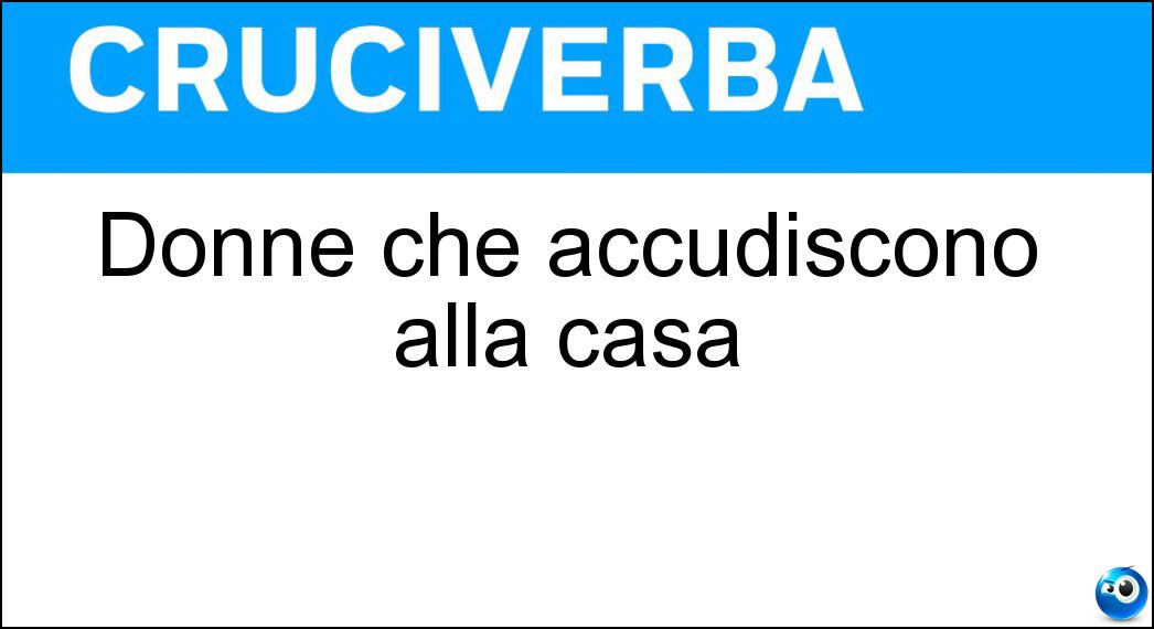 donne accudiscono