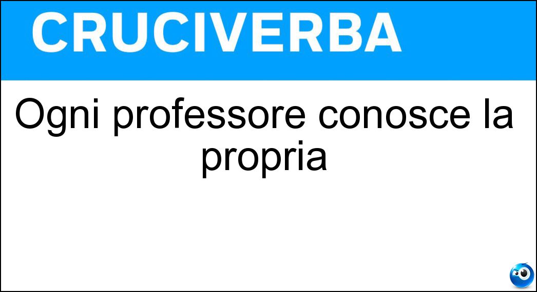 ogni professore