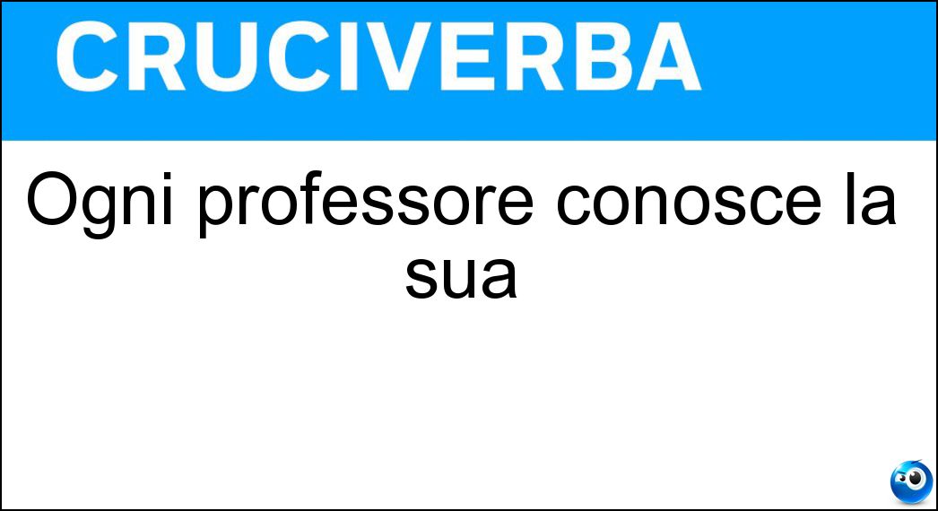 ogni professore