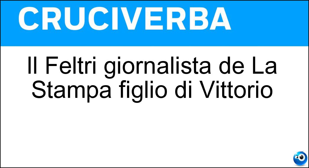 feltri giornalista