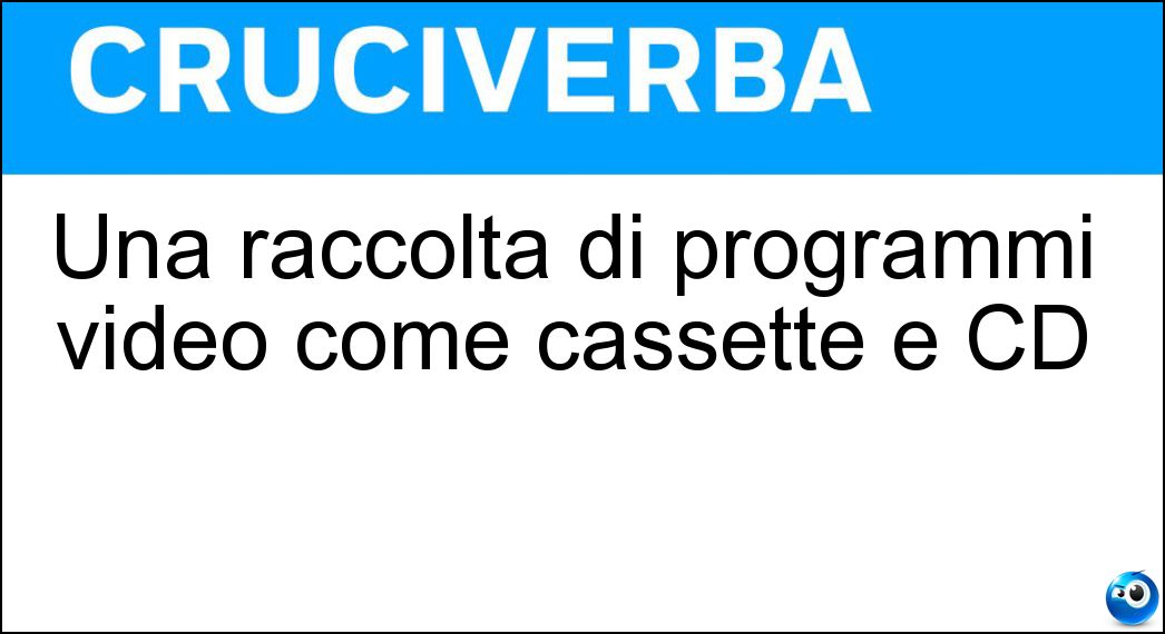 raccolta programmi