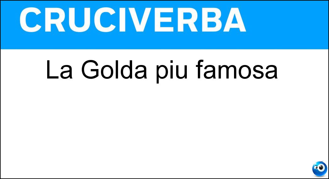 golda famosa