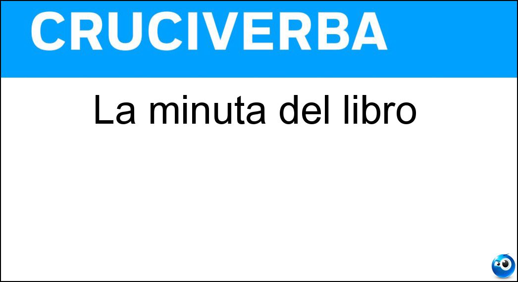 minuta libro