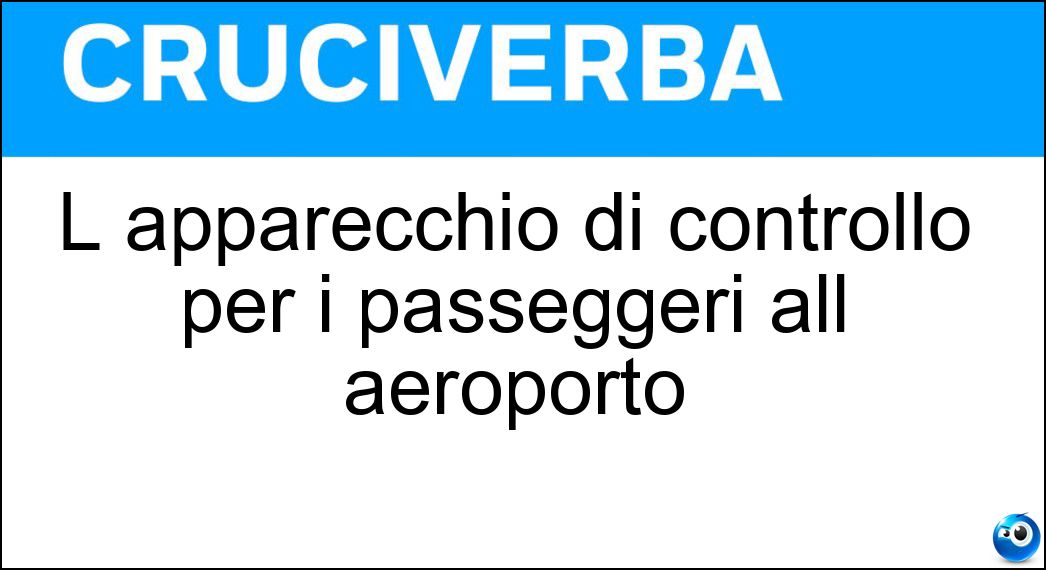 apparecchio controllo