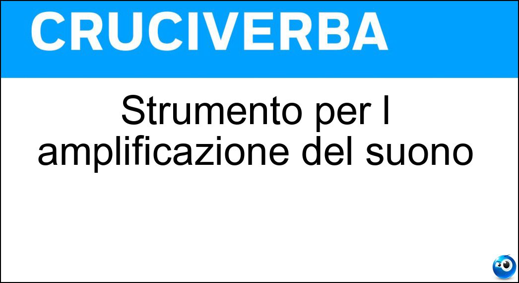 strumento amplificazione