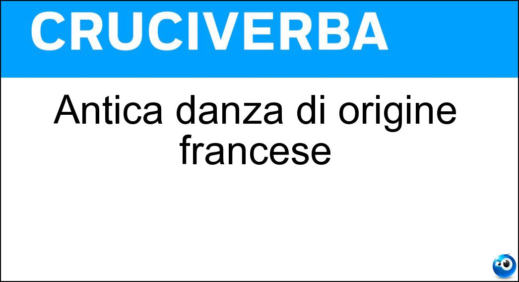 antica danza