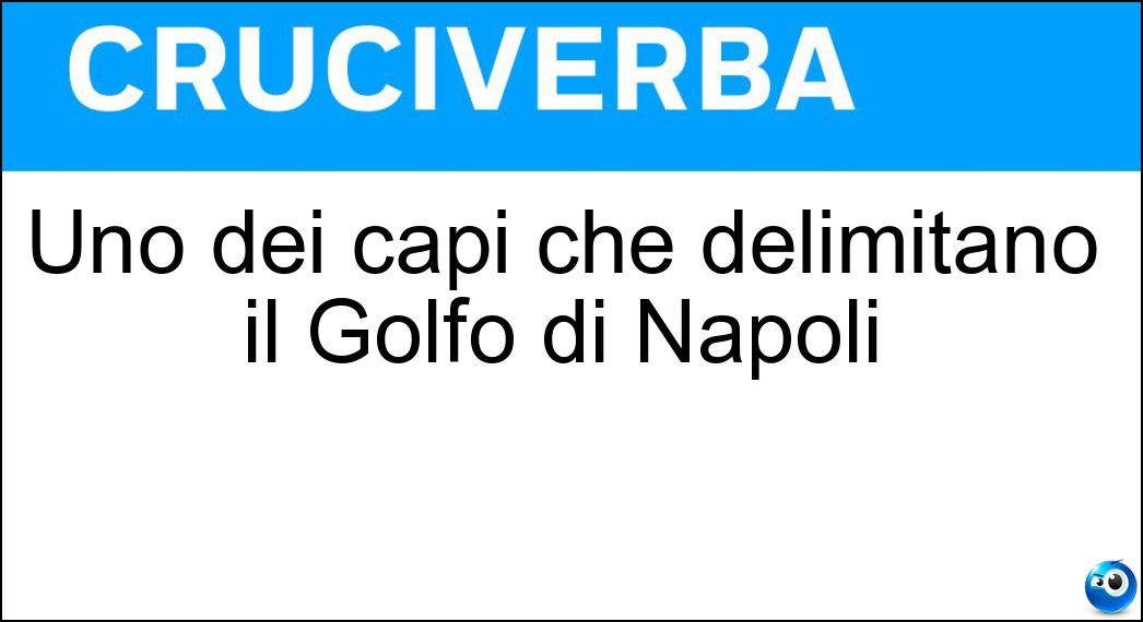 Uno dei capi che delimitano il Golfo di Napoli