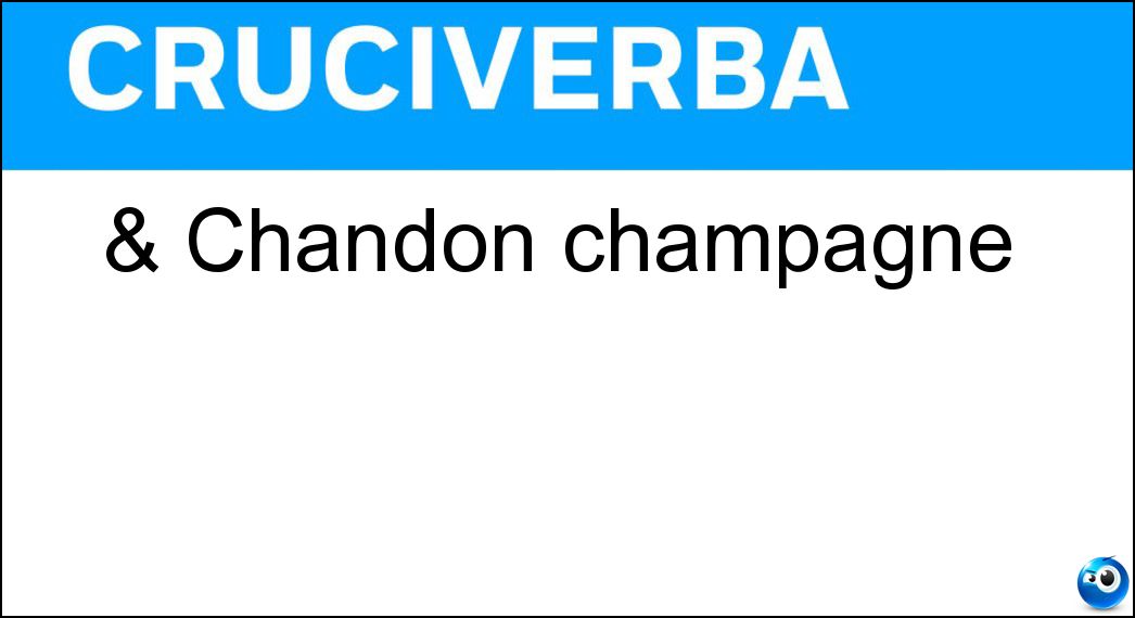 chandon champagne