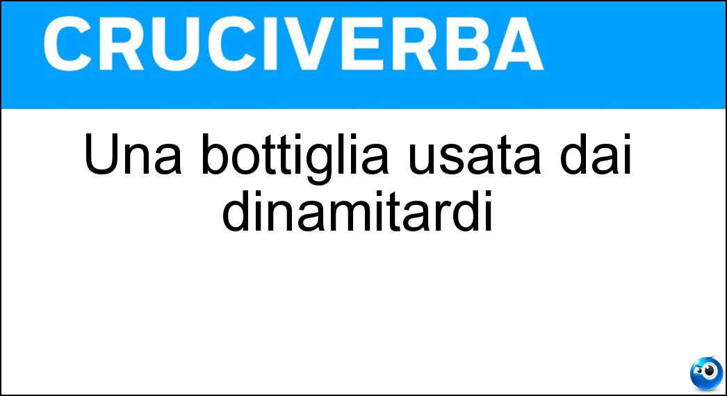 bottiglia usata