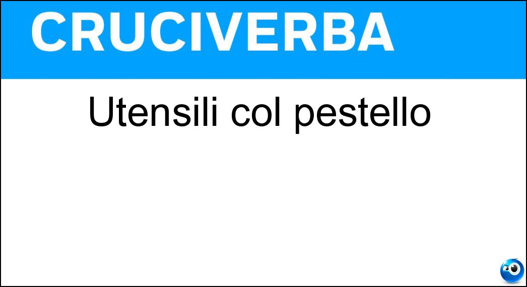 utensili pestello