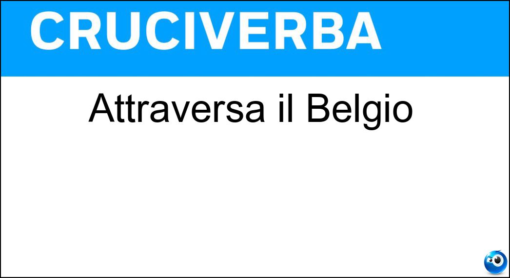 attraversa belgio