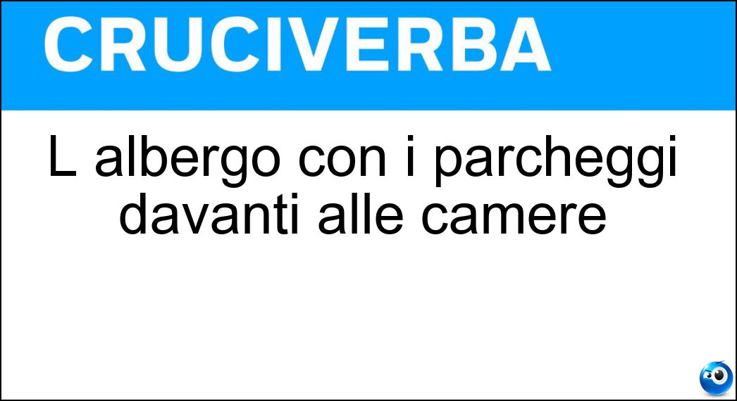 albergo parcheggi