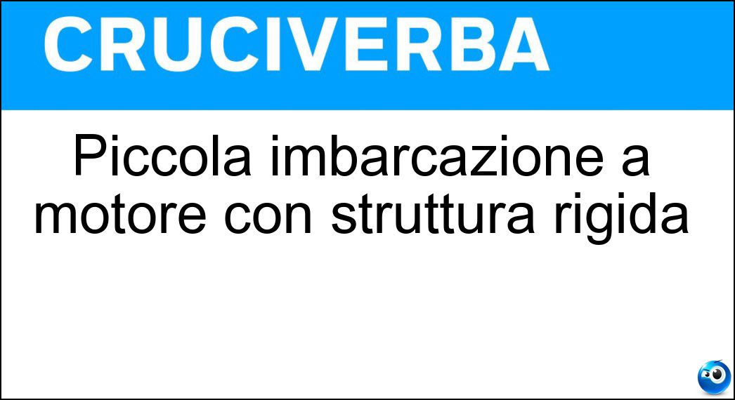 piccola imbarcazione