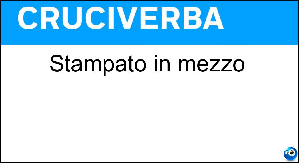 stampato mezzo