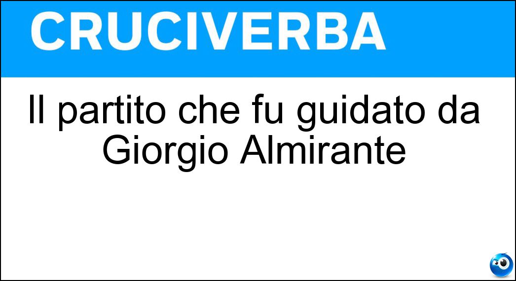 la corrente più intransigente di un partito politico cruciverba