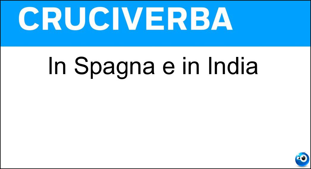 spagna india