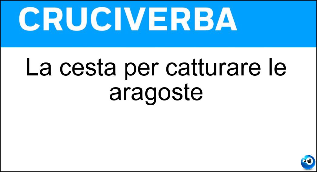 cesta catturare