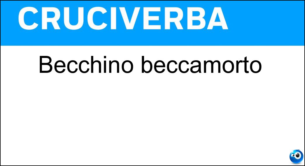 becchino beccamorto