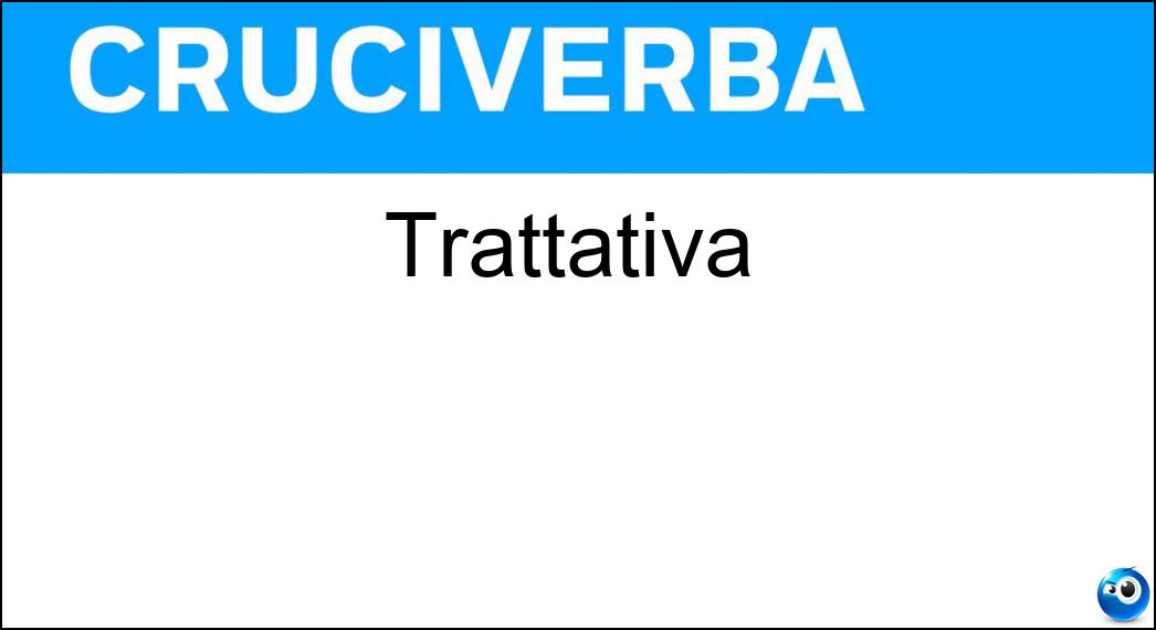 trattativa