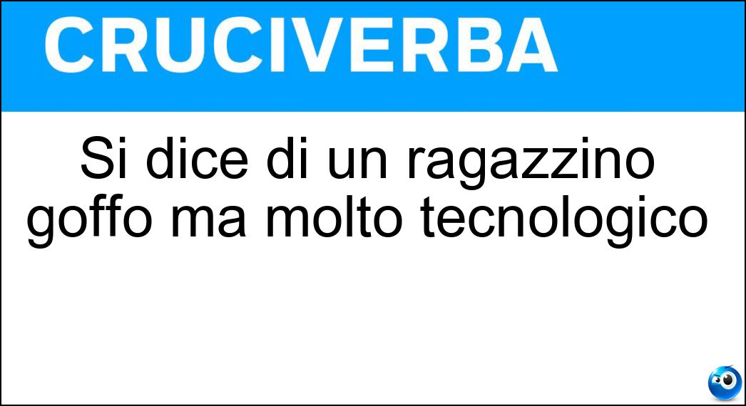 dice ragazzino