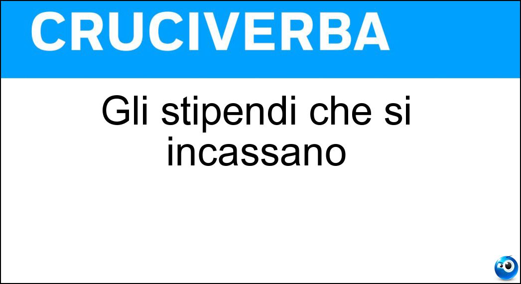 stipendi incassano