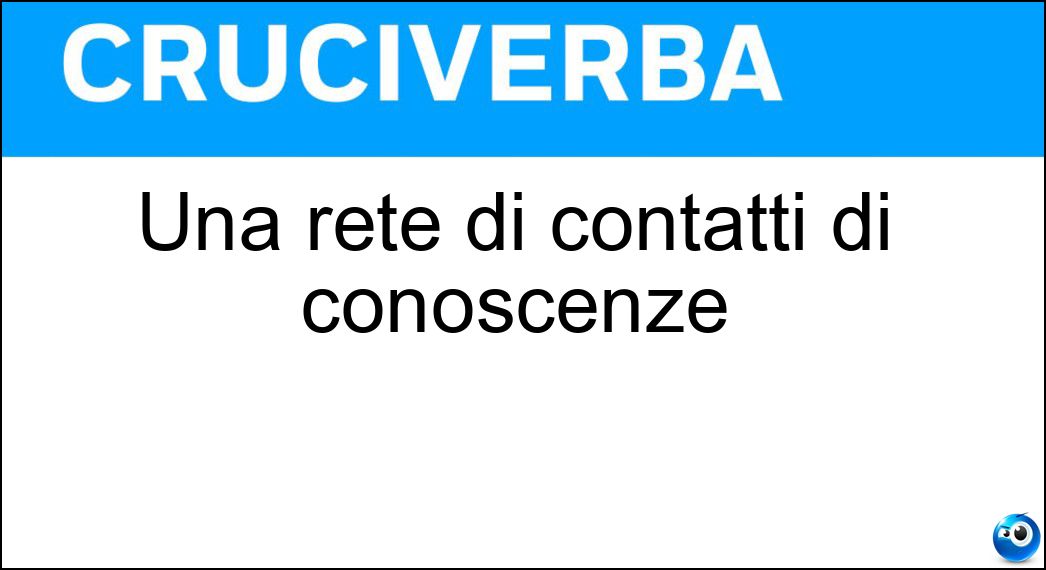 rete contatti