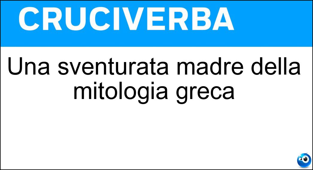 sventurata madre