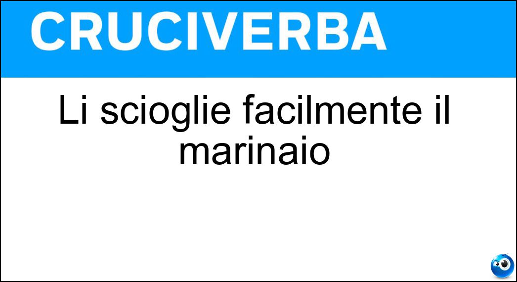 scioglie facilmente