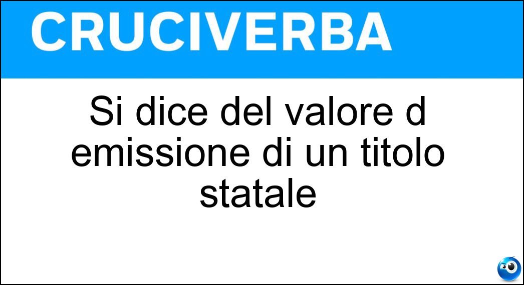 dice valore