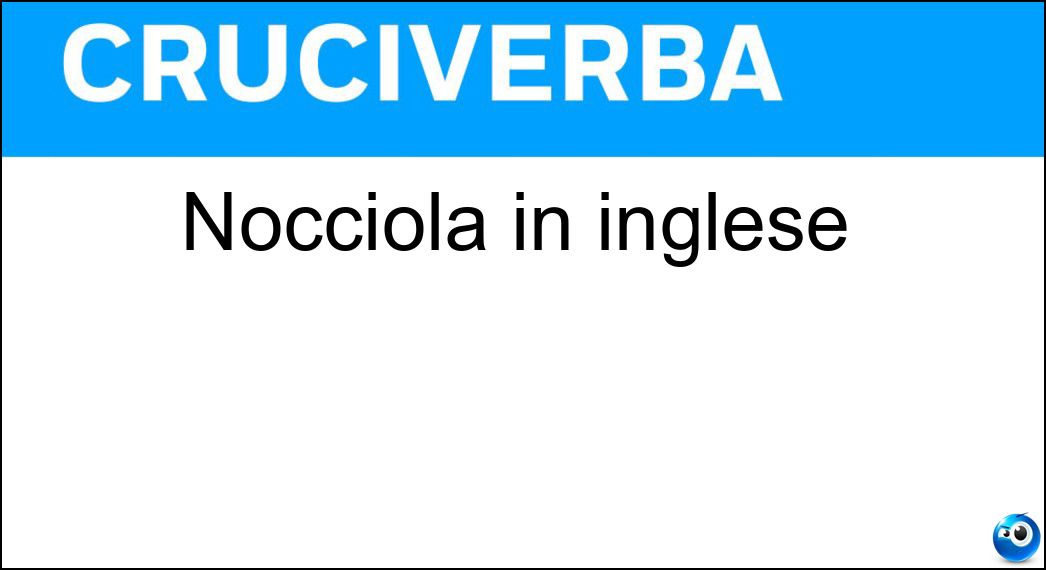 nocciola inglese