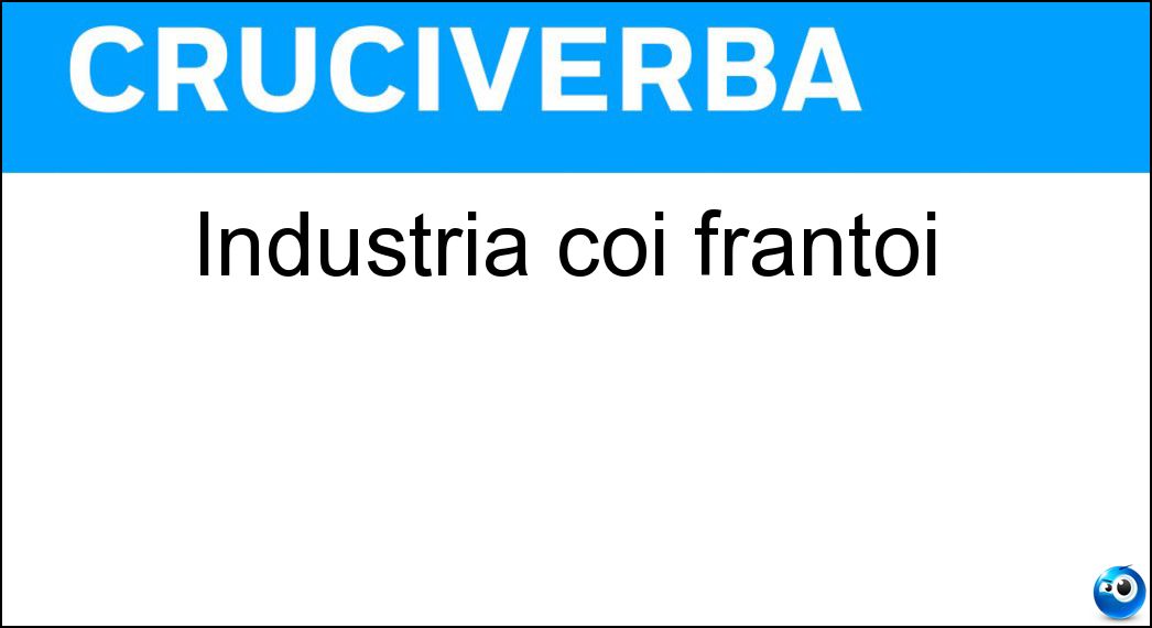 industria frantoi