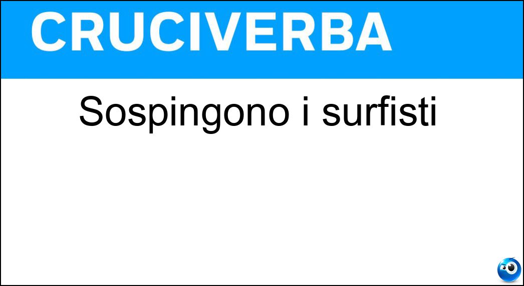 sospingono surfisti