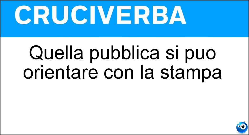 quella pubblica