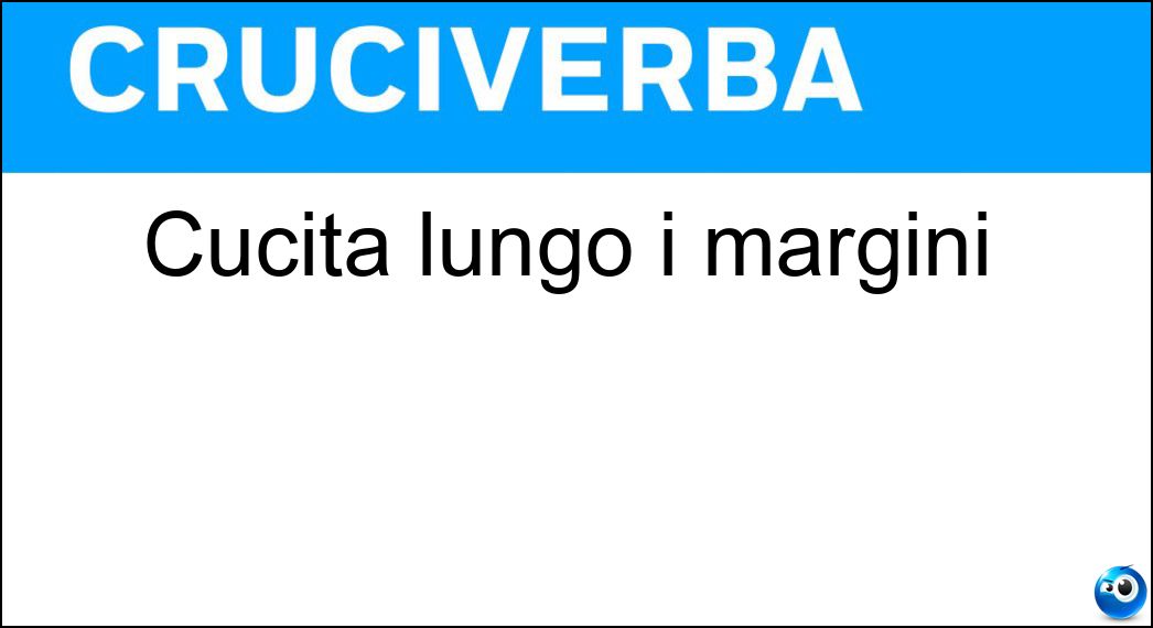 cucita lungo