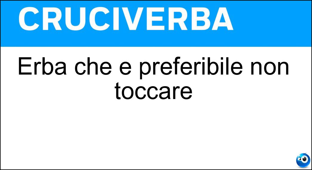 erba preferibile