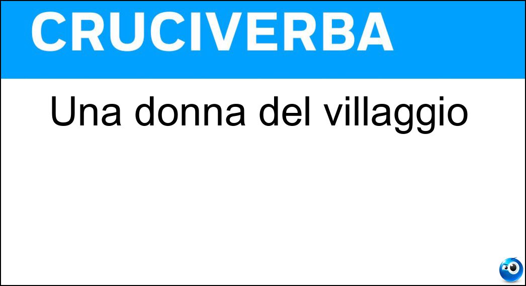 donna villaggio