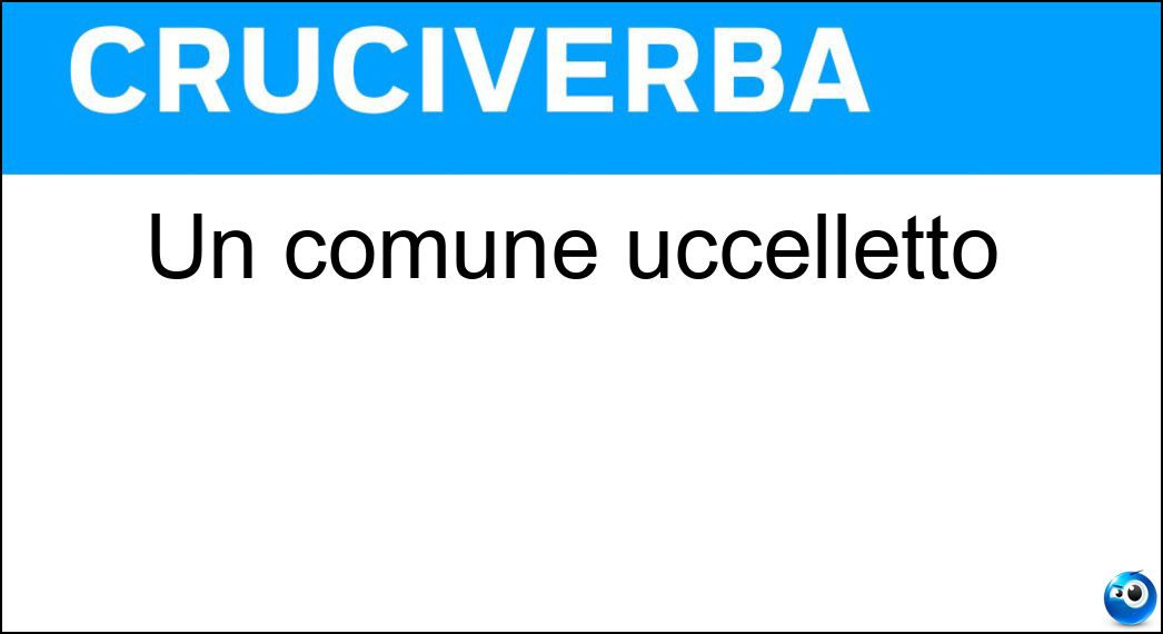 comune uccelletto