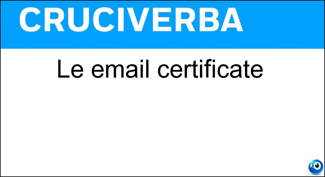 email certificate