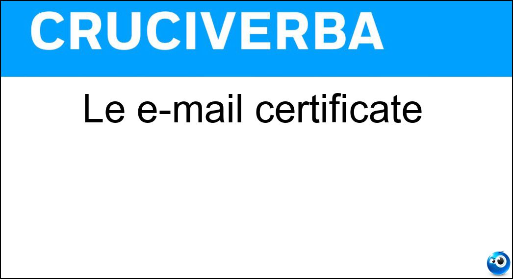 mail certificate
