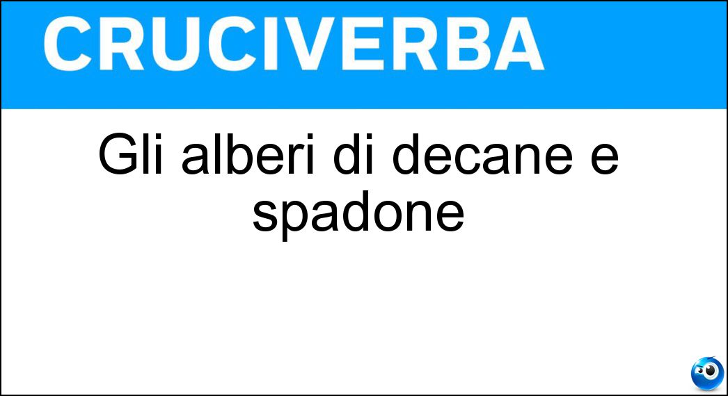 alberi decane