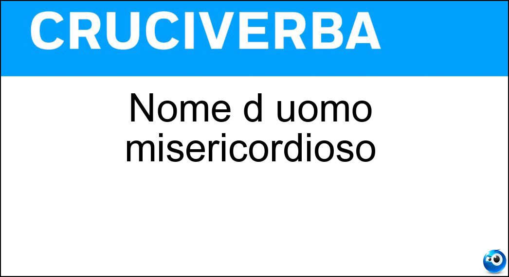 nome uomo