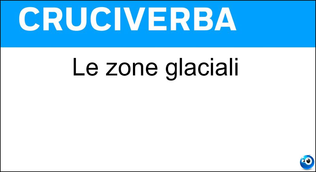 zone glaciali