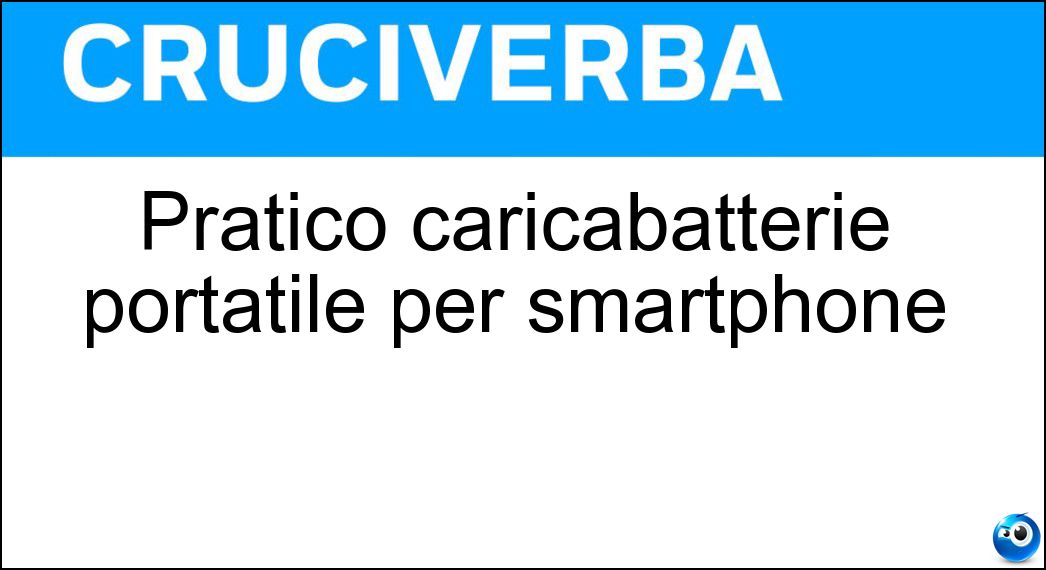 pratico caricabatterie