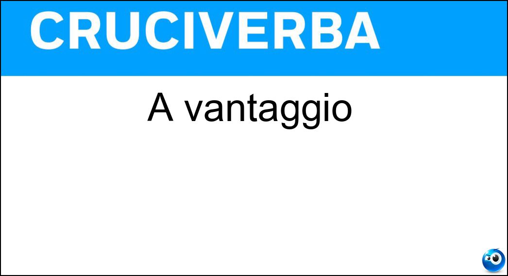 vantaggio