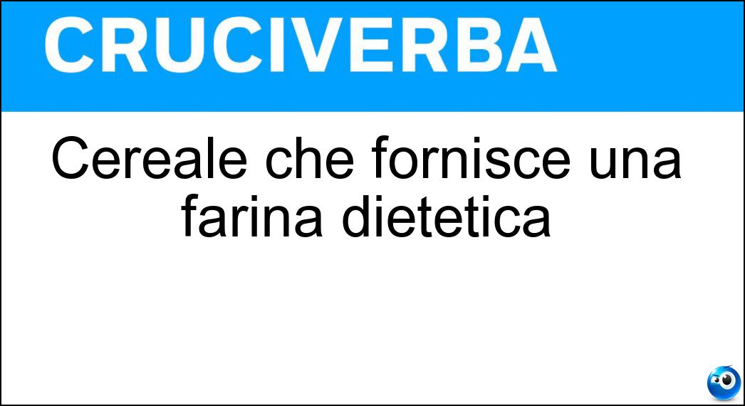 cereale fornisce