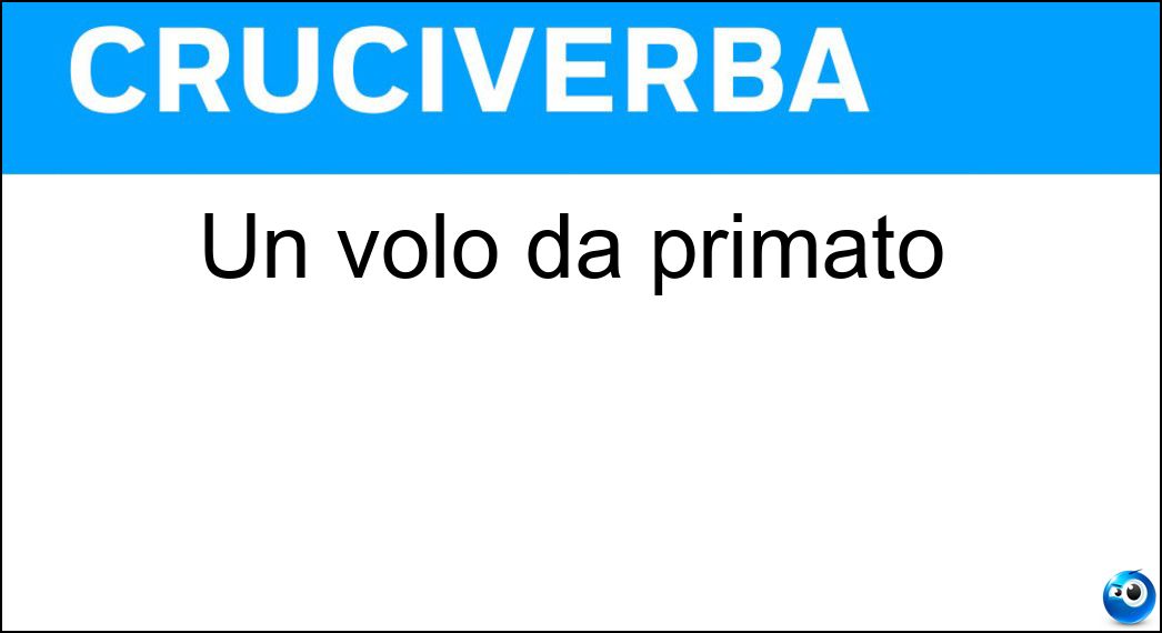 volo primato