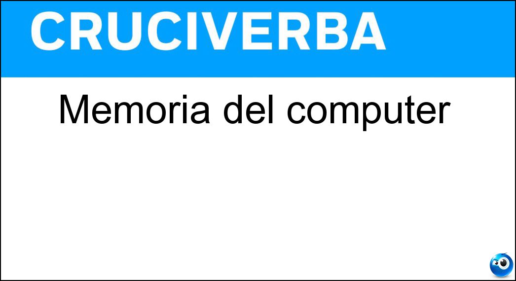 memoria computer