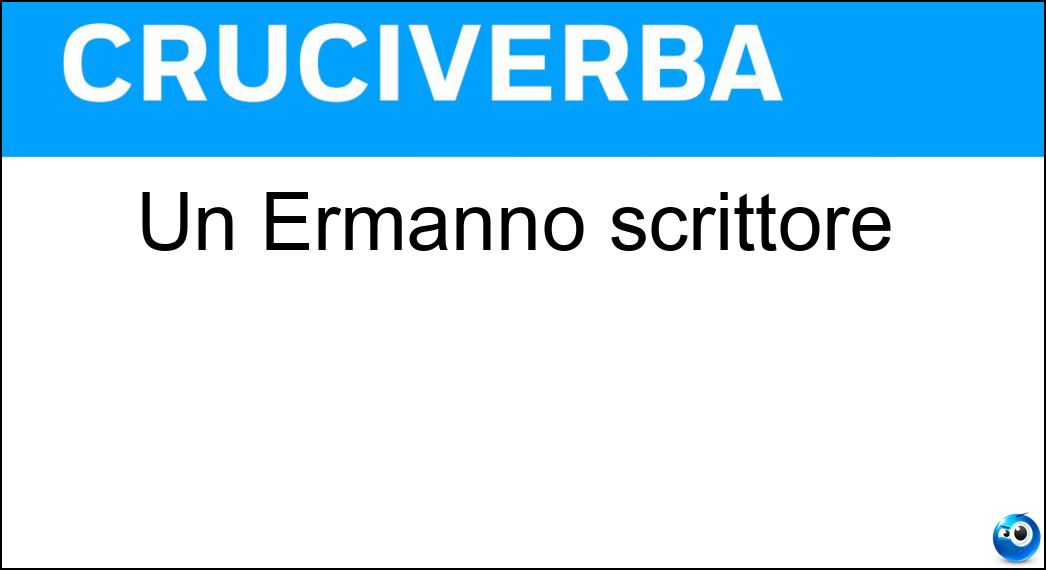 ermanno scrittore